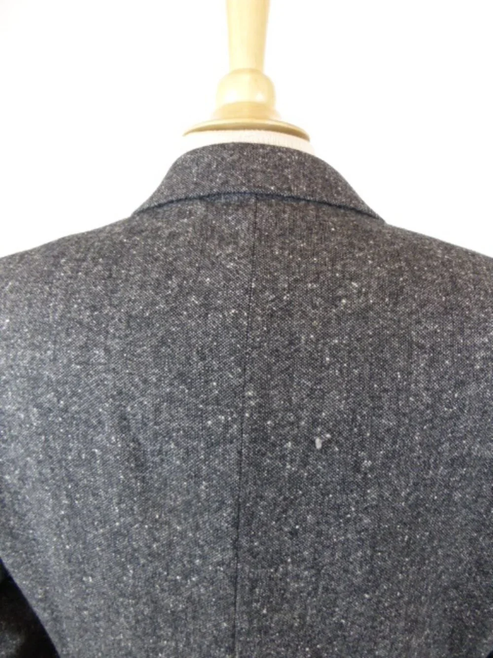 Vintage Zegna black tweed blazer i53 40